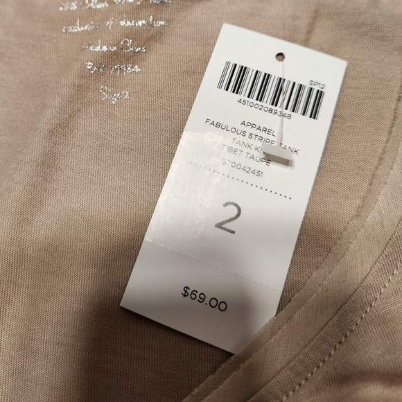 Chico's Metallic Stripe Tank - Picture 5 of 7